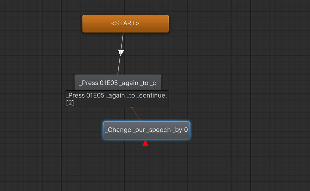 Example of dialogue as seen in the Pixel Crushers dialogue editor in Unity. Example of dialogue as seen in the Pixel Crushers dialogue editor in Unity.