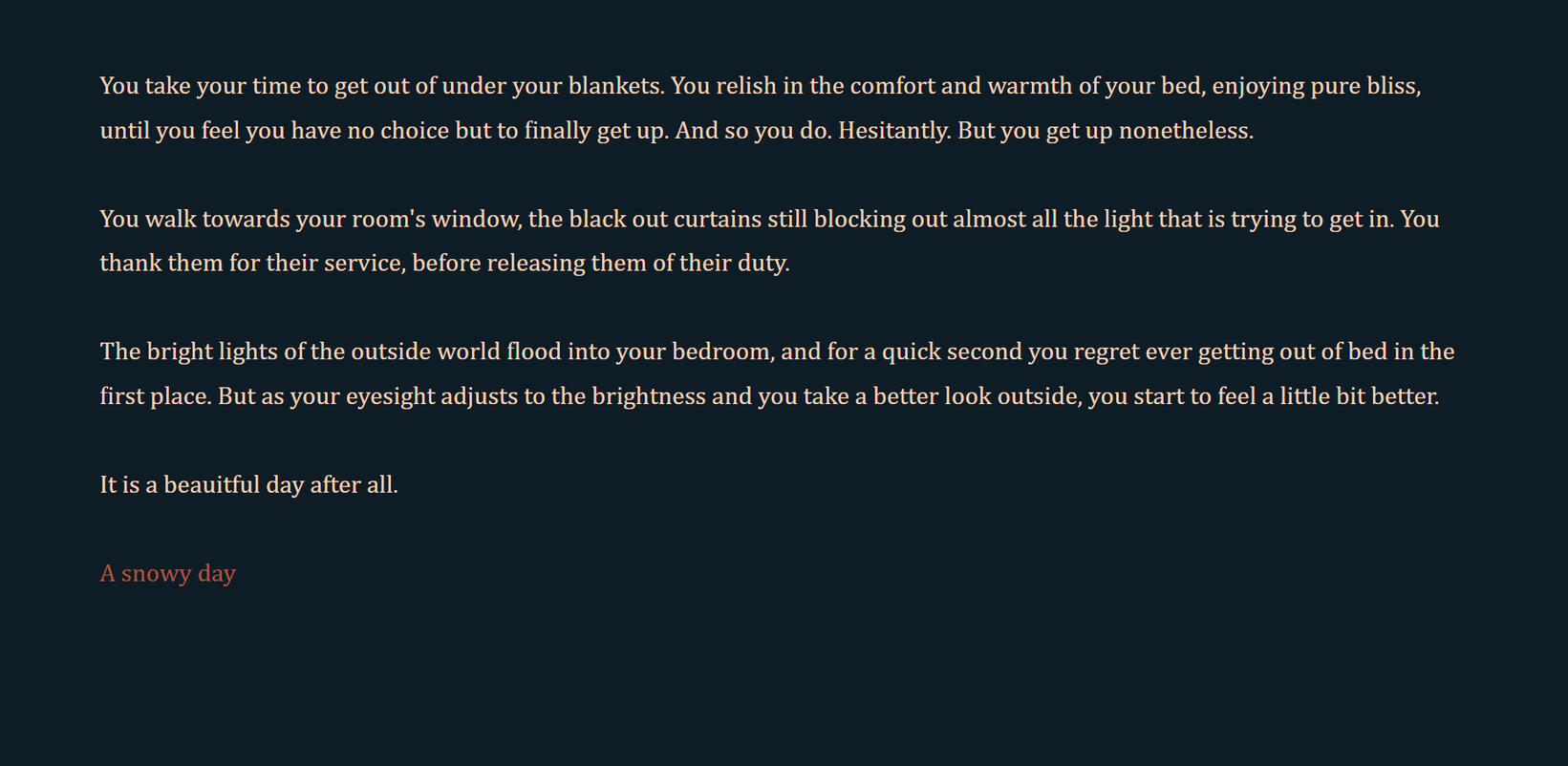 Ending Screen Ending Screen