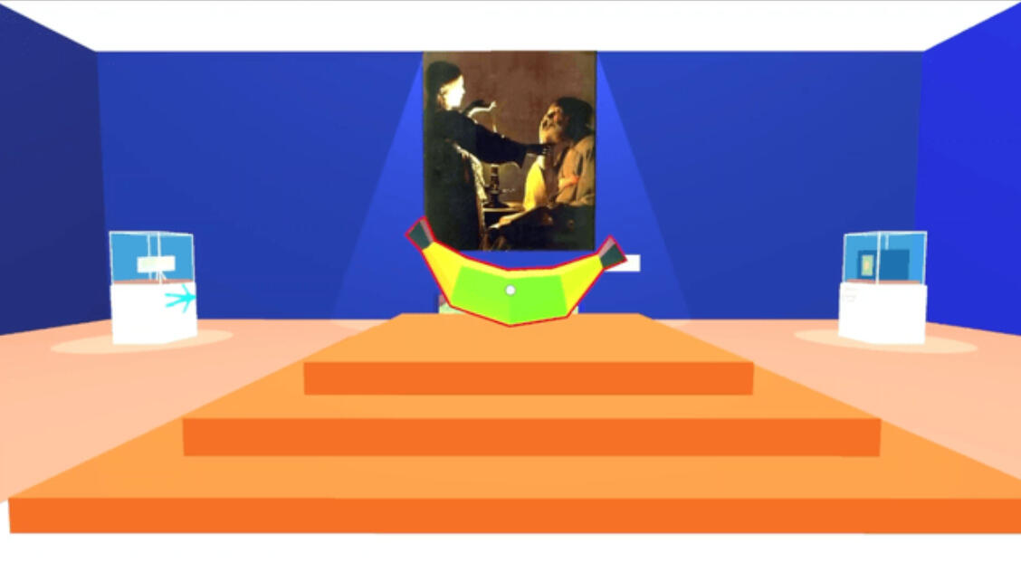 New painting in museum referenced both the dreamer's interest in oil painting and the relationship of the dreamer and the then-planned antagonist. New painting in museum referenced both the dreamer's interest in oil painting and the relationship of the dreamer and the then-planned antagonist.