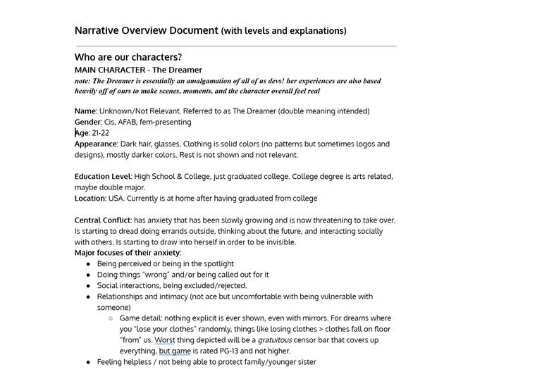 Old Narrative Document