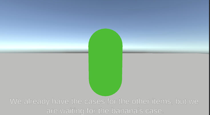 First instance of dialogue with two lines First instance of dialogue with two lines