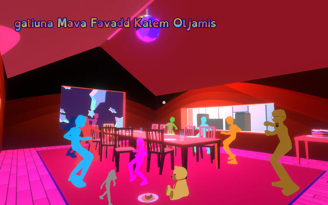 Word bank words can be seen in their inventory state on the top of the screen, having been taken from a sentence but not yet put into an open space. Picture is from Chapter 4 Word bank words can be seen in their inventory state on the top of the screen, having been taken from a sentence but not yet put into an open space. Picture is from Chapter 4