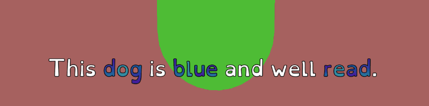 First example of homophone word change. First example of homophone word change.
